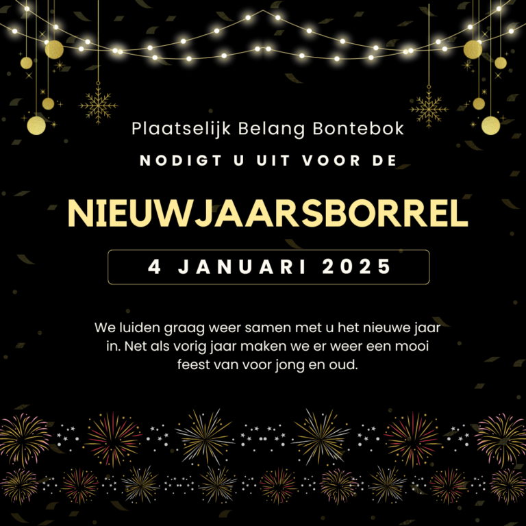 Nieuwjaarsbijeenkomst 2025